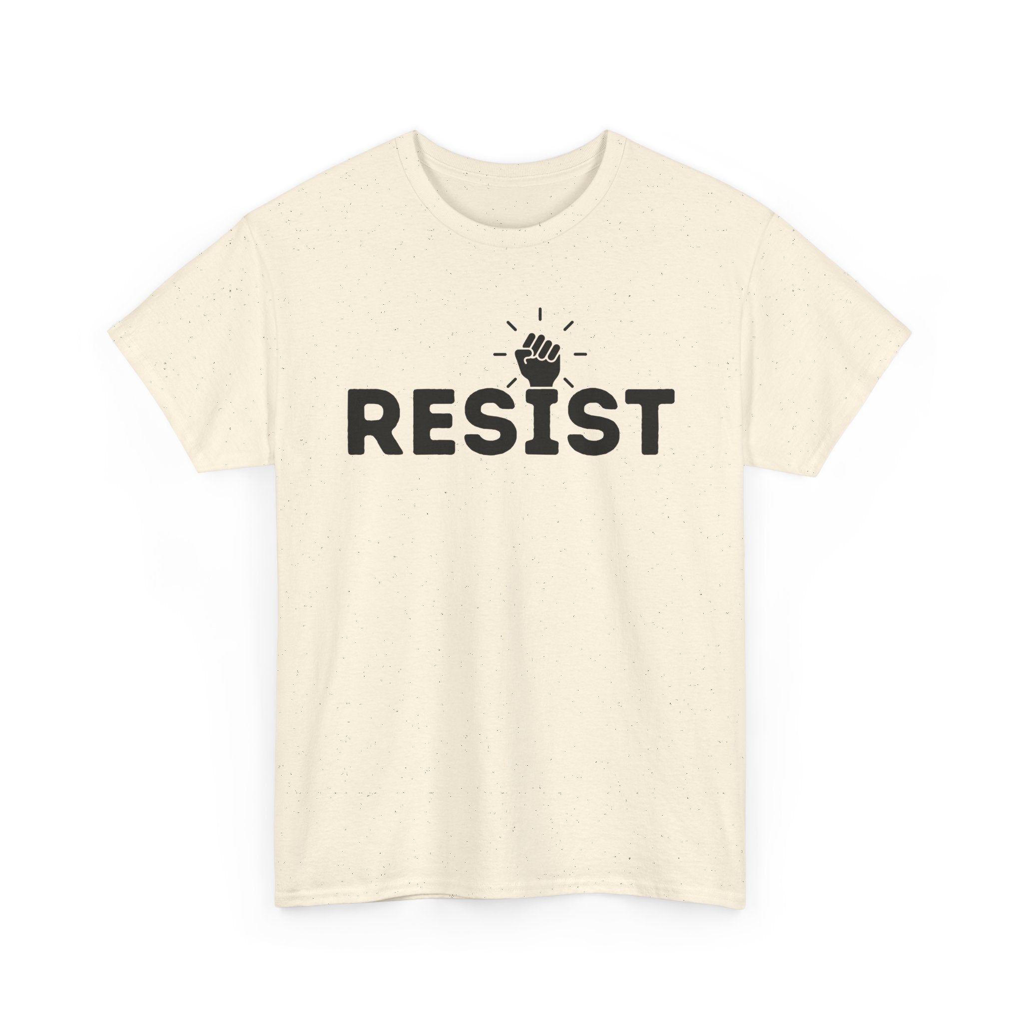 Resist Unisex Heavy Cotton Tee - Empowerment Graphic Tee for Activists