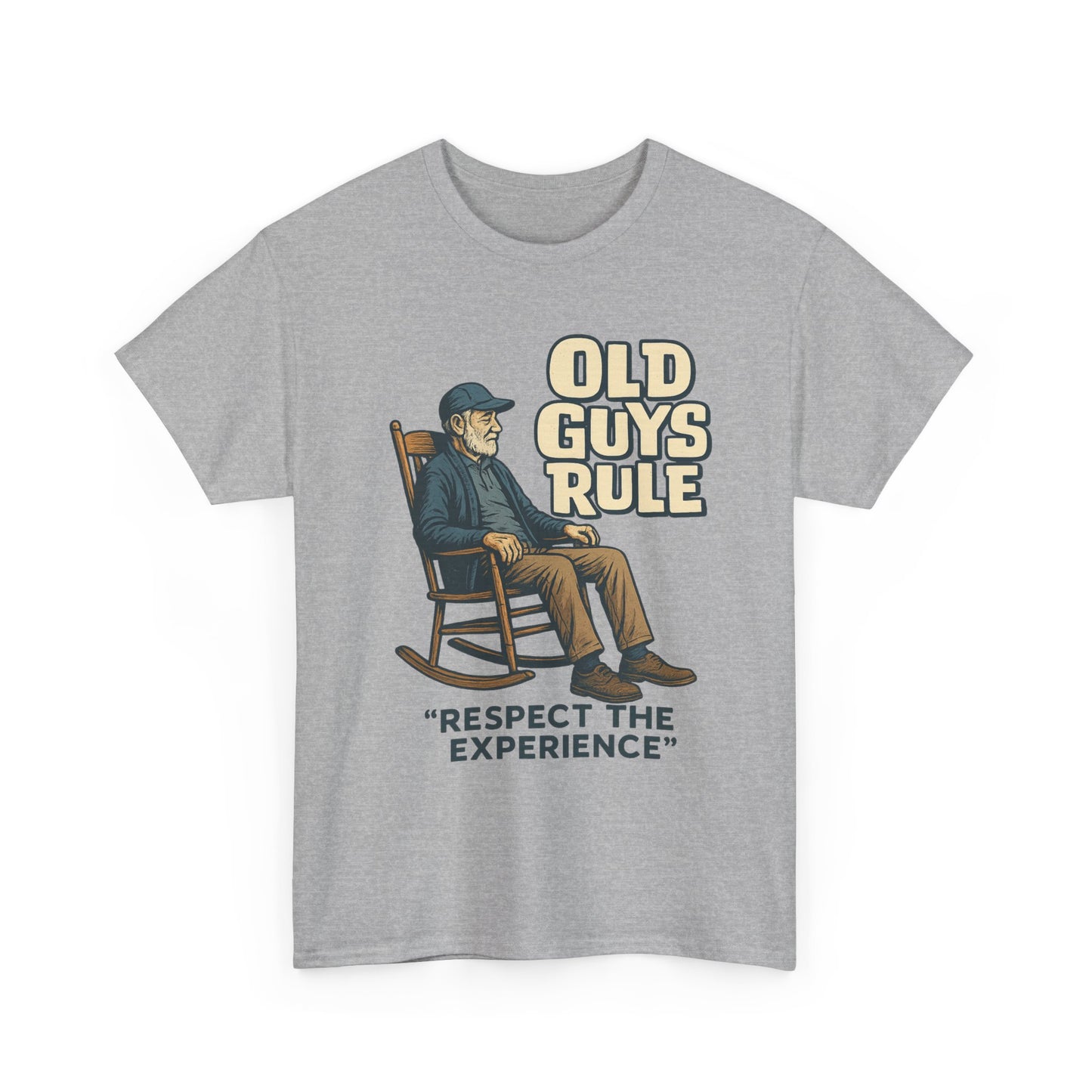 Old Guys Rule  "Respect The Experience"  Retirement Tee