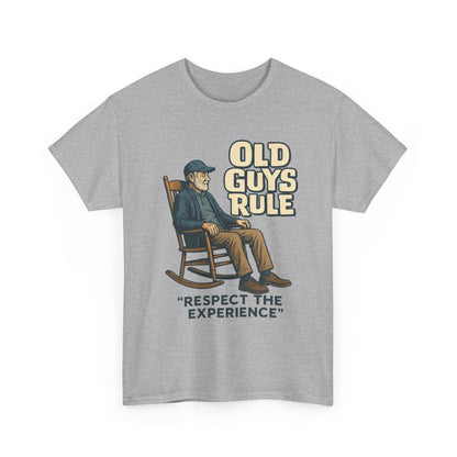 Old Guys Rule  "Respect The Experience"  Retirement Tee