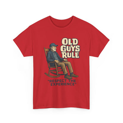 Old Guys Rule  "Respect The Experience"  Retirement Tee